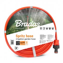 Разпръскващ маркуч, оранжев ,,SPRITZ HOSE" 1/2" - 7.5m с конектори - Unelte și accesorii de grădină