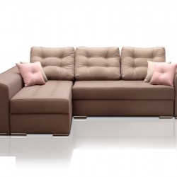 Ъглов диван Мебели Богдан Mod Daria, 268/186/83, бежов - Bogdan Furniture I
