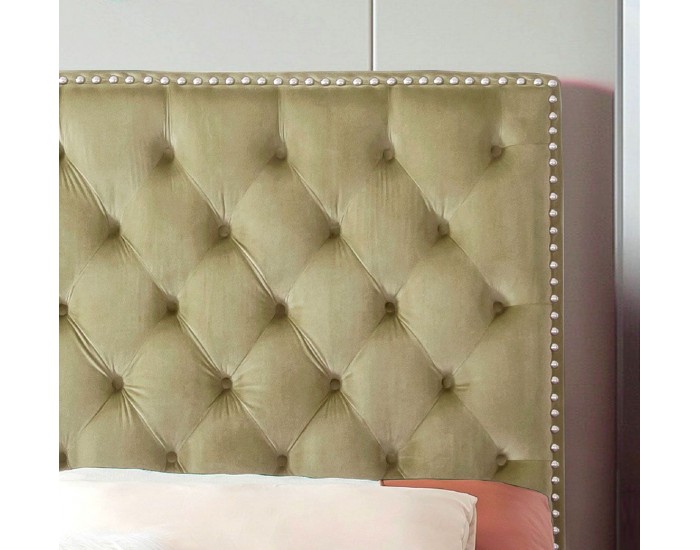 Легло EX Home модел Vamo Taupe 160/200, Тапицирано