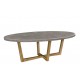 Трапезна маса EX Home модел Cement Oval, 300 см