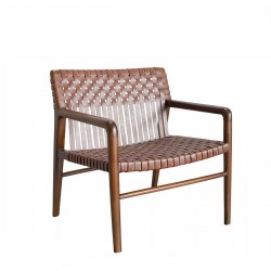 Стол EX Home модел Oceania, Естествена кожа, Масив - EX Home