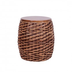 Табуретка EX Home модел Java Rustic, Ратан - Mobilier tapițat