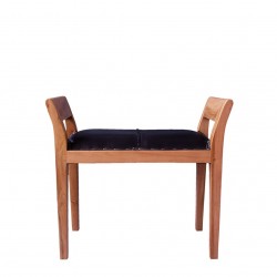 Табуретка EX Home модел Oliva, Масив, Естествена кожа - Mobilier tapițat
