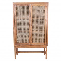 Бюфет EX Home модел Majorka Tabaco с 2 врати, Дърво, Ратан - Corpuri, vitrine, biblioteci modulare