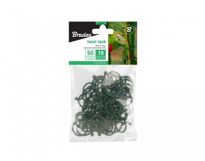 Скоби за растения TWIST LOCK 23 mm x 50 бр.