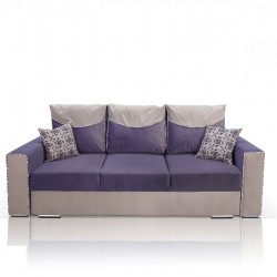 Разтегателно канапе Мебели Богдан Mod , Finikia, 225/102/83, лилав - Bogdan Furniture I